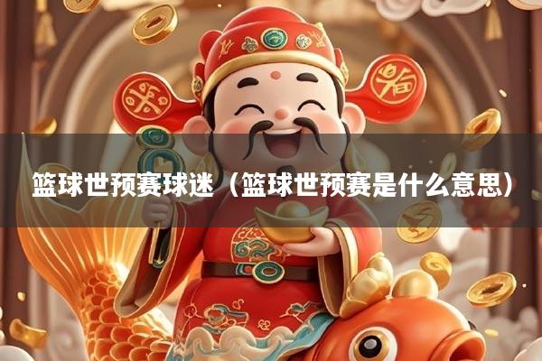 篮球世预赛球迷（篮球世预赛是什么意思）