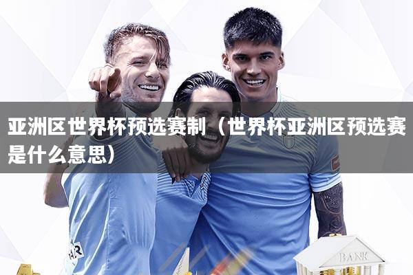 亚洲区世界杯预选赛制（世界杯亚洲区预选赛是什么意思）