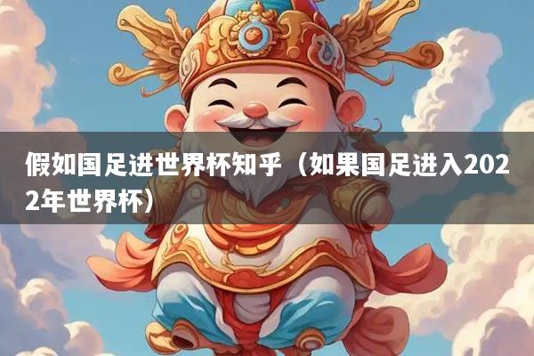 假如国足进世界杯知乎（如果国足进入2022年世界杯）